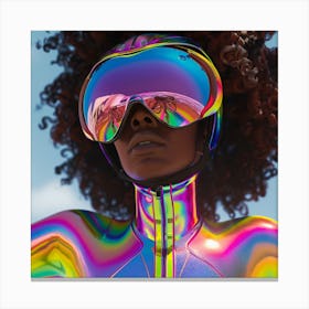 Rainbow Woman Canvas Print