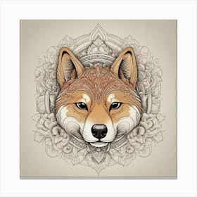 Wolf Head 5 Canvas Print