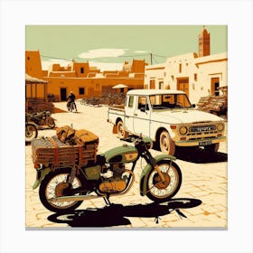 Chinguetti, Mauritania. Vintage Canvas Print