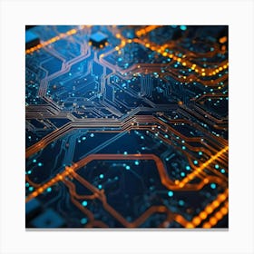 Circuit Board 46 Canvas Print