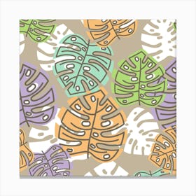 Tropical Leaves Canvas Print