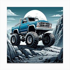 Monster Truck 14 Canvas Print