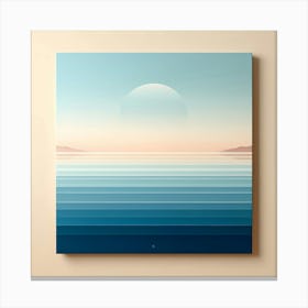 Ocean Horizon Canvas Print