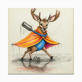 Deer! 61 Canvas Print