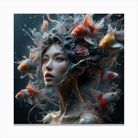 Koi Fish 13 Canvas Print