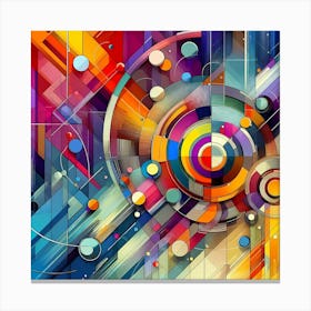 Abstract Abstract Painting 9 Canvas Print