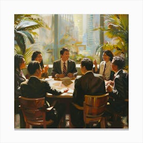 Business Meeting 10 Canvas Print