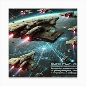 Eclipse Role Converted Canvas Print