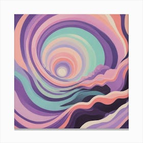 Psychedelic Swirl Canvas Print