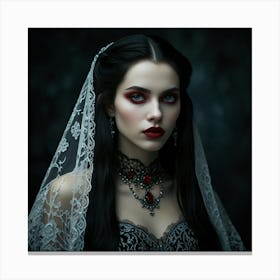 Gothic Beauty Canvas Print