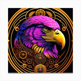 Steampunk Eagle Canvas Print