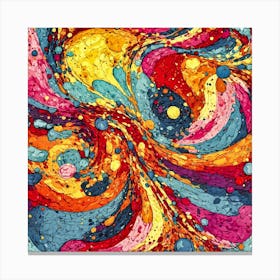 Big Splash Canvas Print