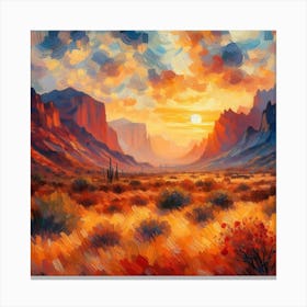 Arizona Sunset Canvas Print