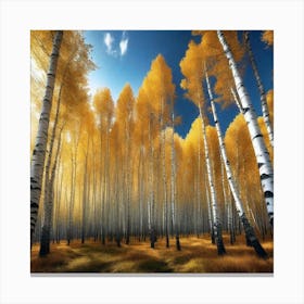 Birch Forest 112 Canvas Print