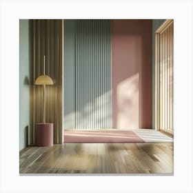 Room With Pink Walls Canvas Print