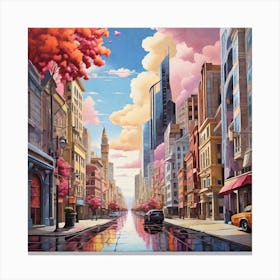 Cityscape 9 Canvas Print