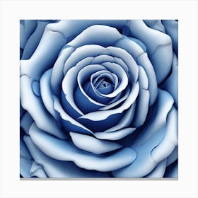 Blue Rose 3 Canvas Print