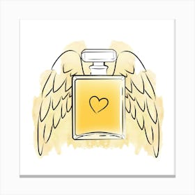 Perfume Love Angel Canvas Print