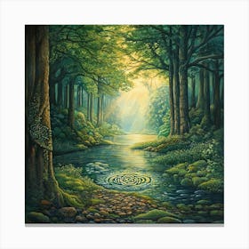 Shamanic Forest Canvas Print