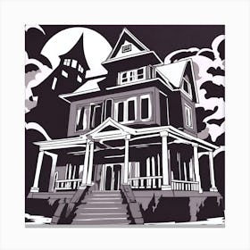 Haunted House Canvas Print