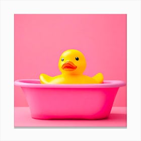 Little rubber ducky Canvas Print