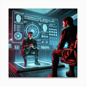 Commander Aric Dray Interrogation Specialist Canvas Print