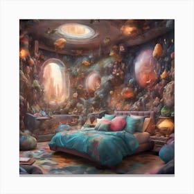 Dreamscape Bedroom Canvas Print