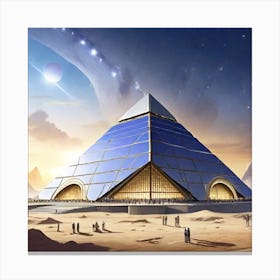 Pyramid Of Giza 4 Canvas Print