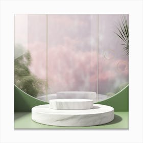 Pink Nature dream Contemporary V3 Canvas Print