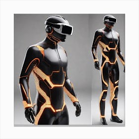 Futuristic Suit 61 Canvas Print