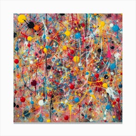 Abstract Brush stroke Canvas Print