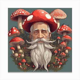 Take me back to amanita Canvas Print