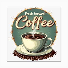 Fresh Brewed Coffee 1 Canvas Print