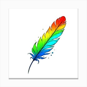 Feather Tattoo 16 Canvas Print