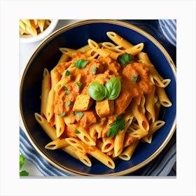 Pasta With Tofu 1 Canvas Print