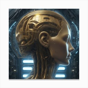 Futuristic Woman 70 Canvas Print