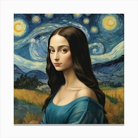 Mona Lisa Painting 1 Canvas Print