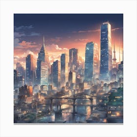 Cityscape Canvas Print