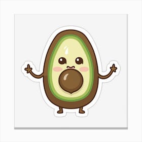 Avocado picture Canvas Print