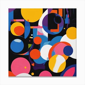 Abstract Circles Canvas Print