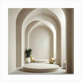 Arched Room 4 Canvas Print