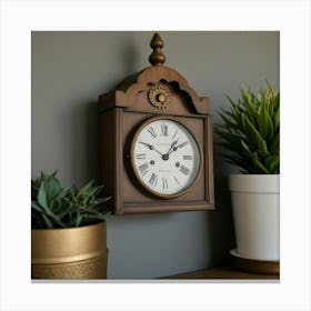 Default Clock Decor 0 Canvas Print