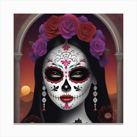 Day Of The Dead 1 Canvas Print