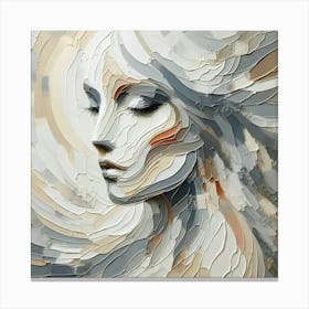 Abstract Woman'S Face 1 Canvas Print