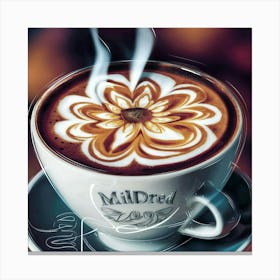 Milled Coffee Canvas Print