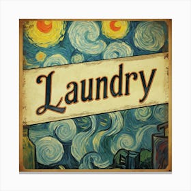 Laundry Canvas Print