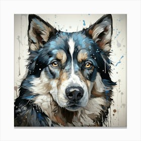 Dog Painting 6 Canvas Print