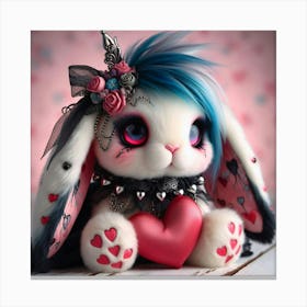 Bunny Valentine 2 Canvas Print