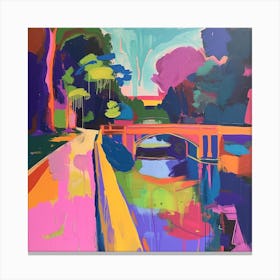 Abstract Park Collection Crystal Palace Park London 3 Canvas Print