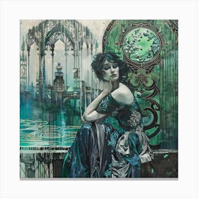 'The Lady Of The Lake' Canvas Print